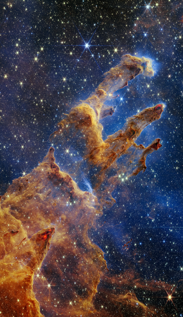 The James Webb Space Telescope pillars of creation