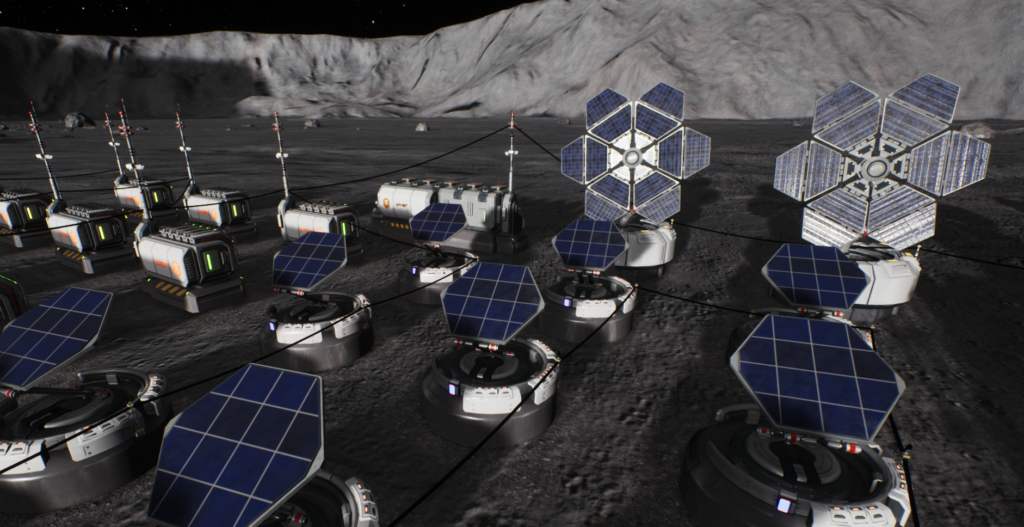 Making Money on the Moon solar the crust